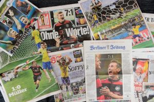 Alemanha 7 x 1 Brasil: as capas dos jornais