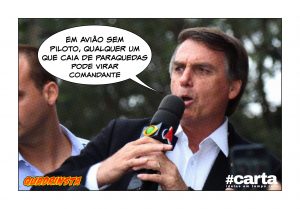 Sem Huck, Rey e Barbosa, eleição tem Bolsonaro como único paraquedista