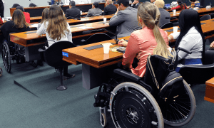 Mulheres com deficiência contra a Reforma da Previdência