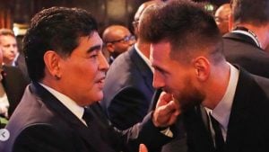 Messi: 'Diego não vai embora, porque é eterno'