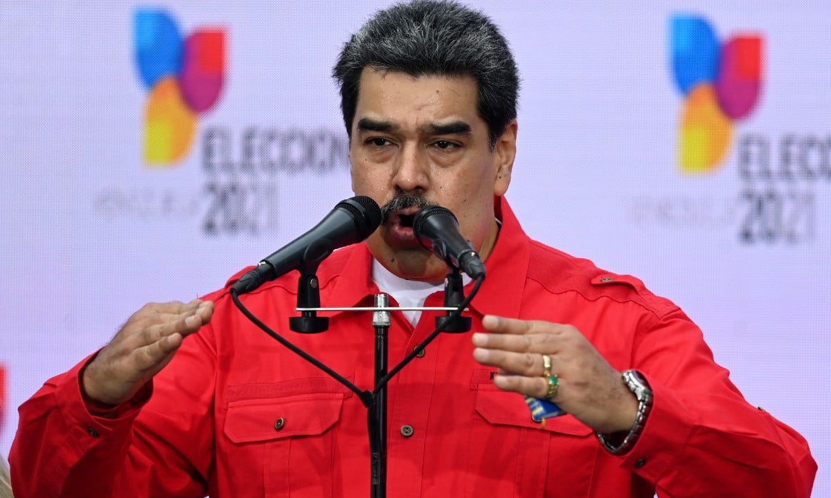 O presidente da Venezuela, Nicolás Maduro. Foto: Yuri Cortez/AFP
 