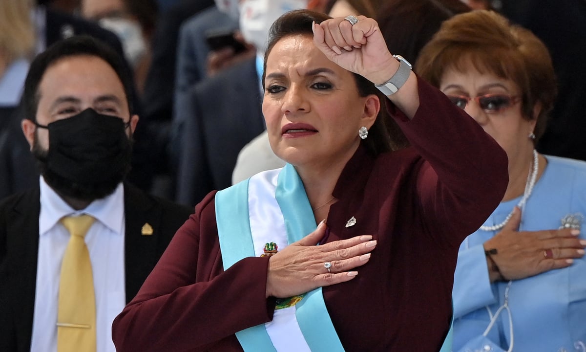 Xiomara Castro é empossada como nova presidente de Honduras Mundo