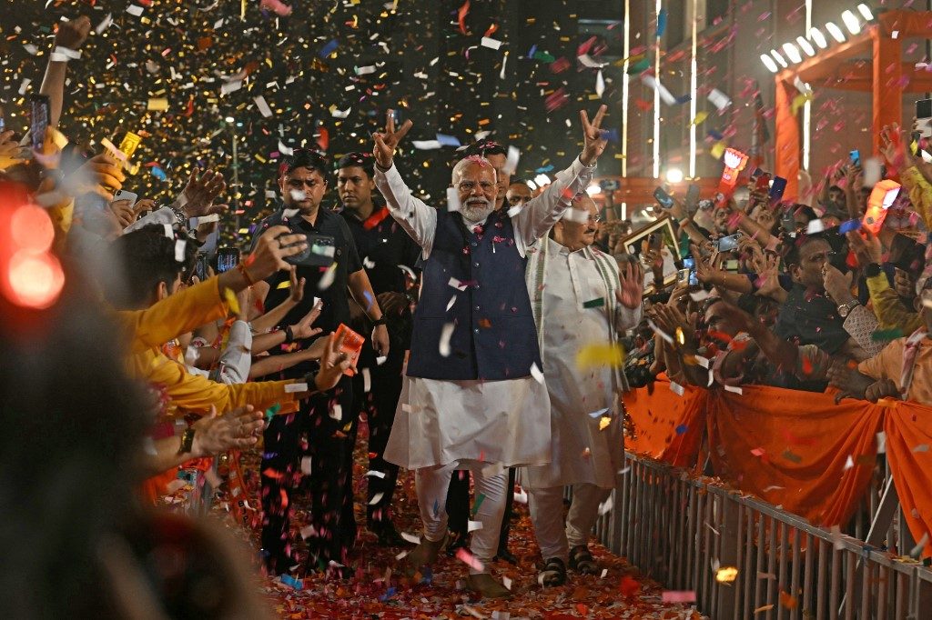Modi vence eleições na Índia, mas partido perde maioria
