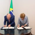 Alckmin e Dilma formalizam ajuda de R$5,7 bi do Banco dos Brics para o Rio Grande do Sul
